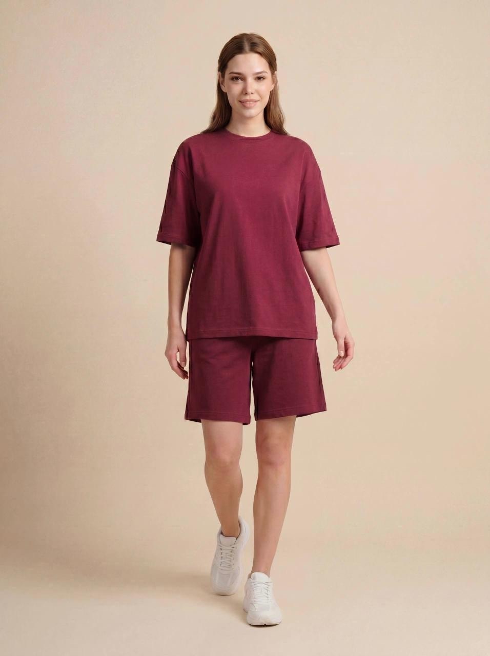 костюм женский,бордовый костюм с шортами женский,костюм женский с шортами,костюм из футера унисекс бордовый,костюм женский из футера