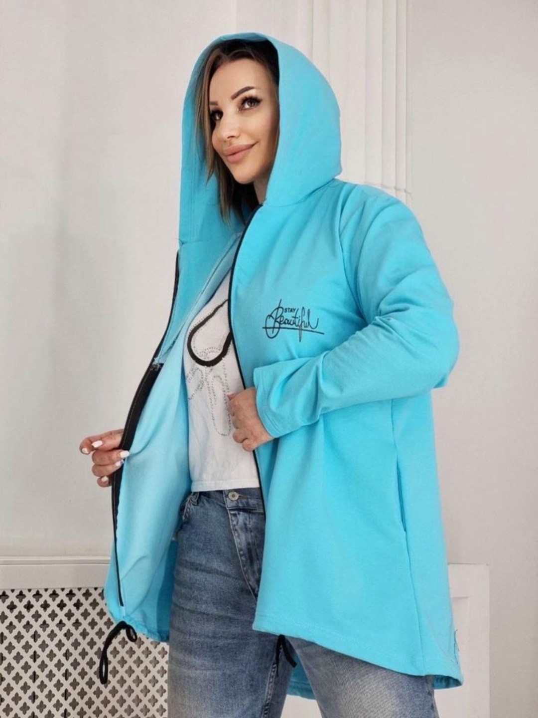 толстовка женская,кардиган с капюшоном удлиненный,толстовка сиреневый,кардиган женский,кардиган на молнии с капюшоном