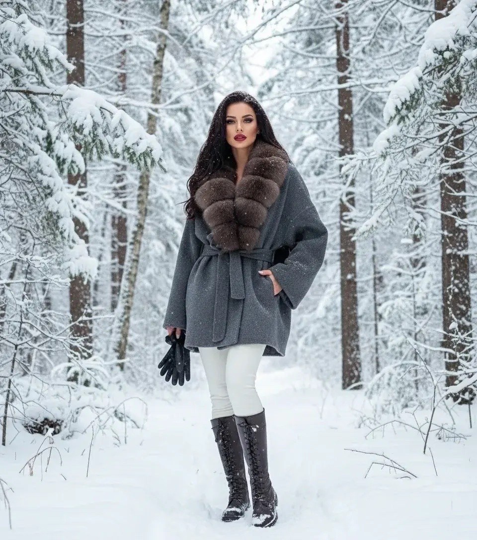 зимнее пальто женское,пальто кашемировое с мехом песца,пальто с мехом,кашемировое пальто женское с мехом,пальто с мехом женское