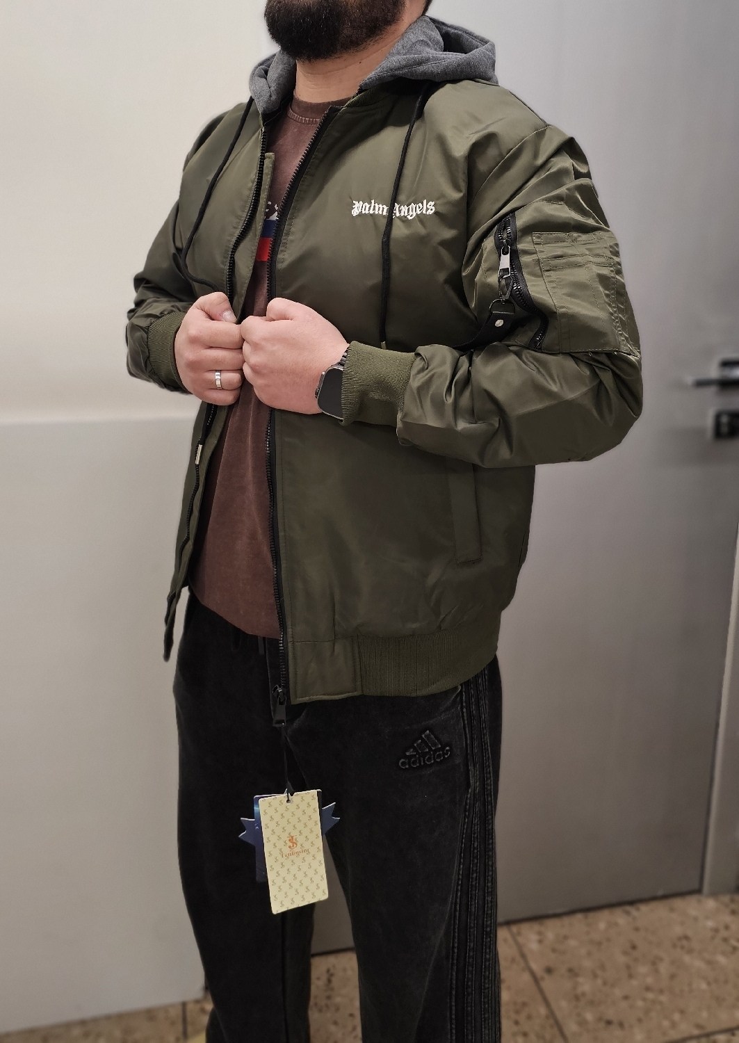 куртка palm angels,толстовка palm angels,бомбер palm angels,толстовка palm angels цвет белый,palm angels одежда