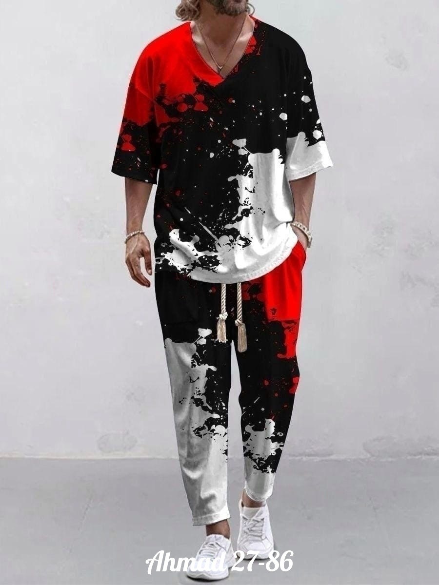 костюм с принтом,мужская мода,костюм стильный,мода мужская,спортивные мужские костюмы