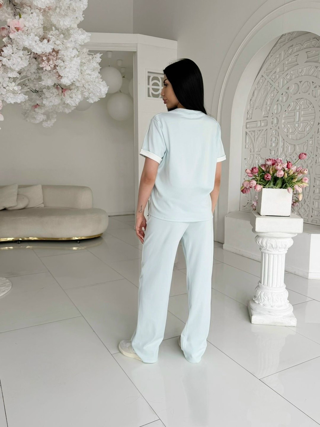 лимонный костюм женский,костюм с брюками,спортивные костюмы женские,трикотажные костюмы,женские костюмы