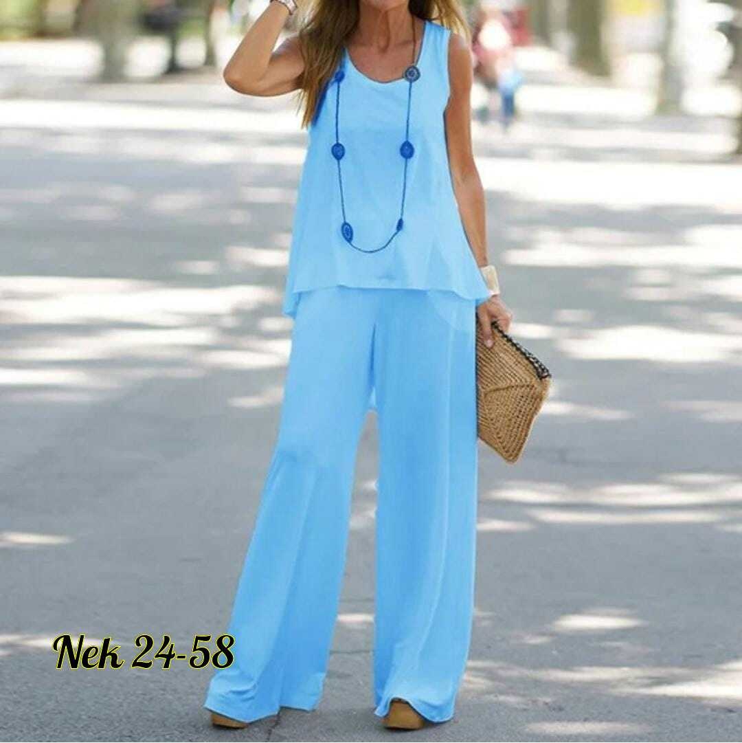 женские летние костюмы,летний брючный костюм,костюм классический,костюм голубой,костюм комплекты