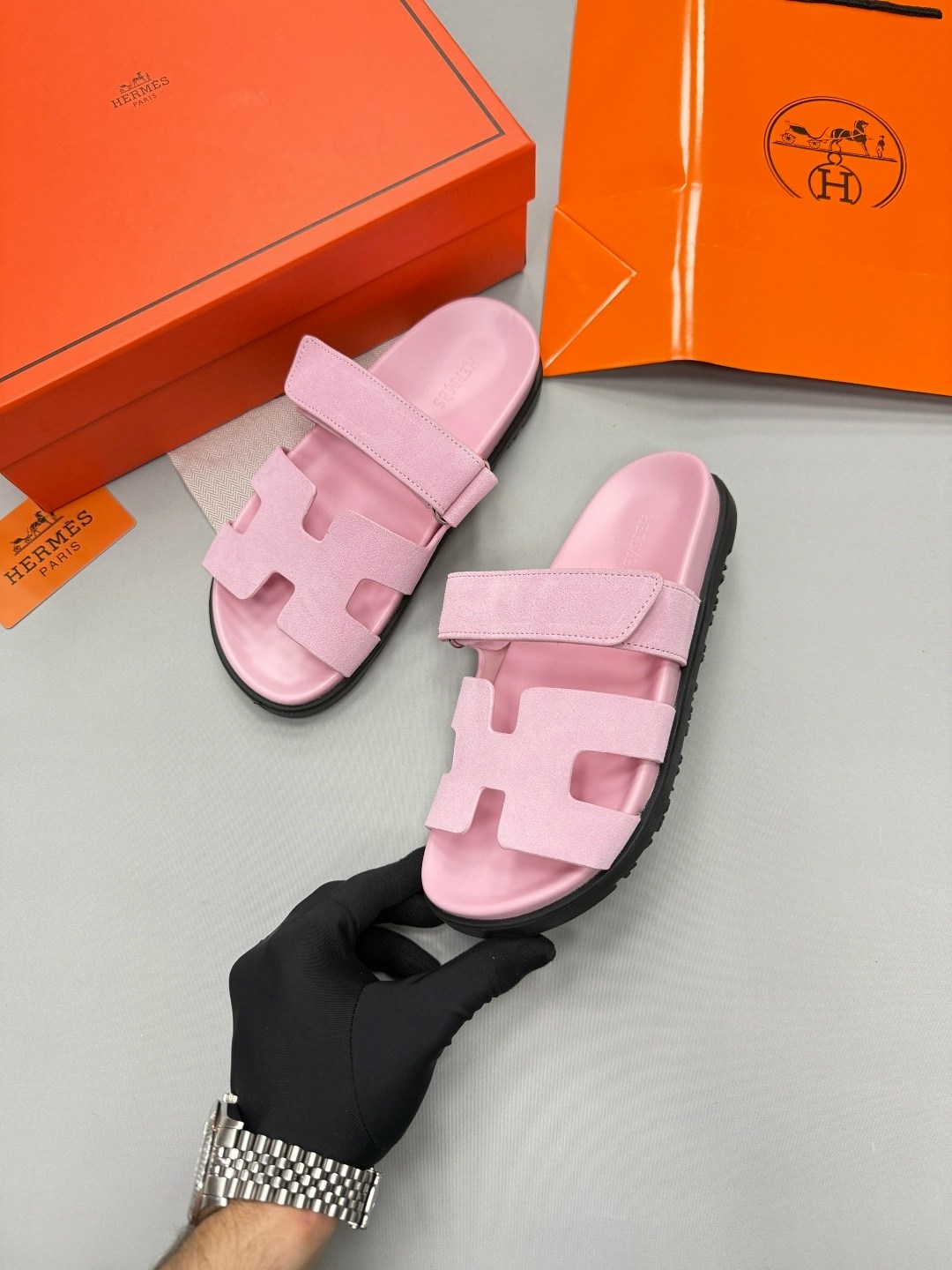 шлепки hermes женские,замшевые шлепанцы hermes,hermes босоножки,шлепки эрмес,шлепанцы hermes