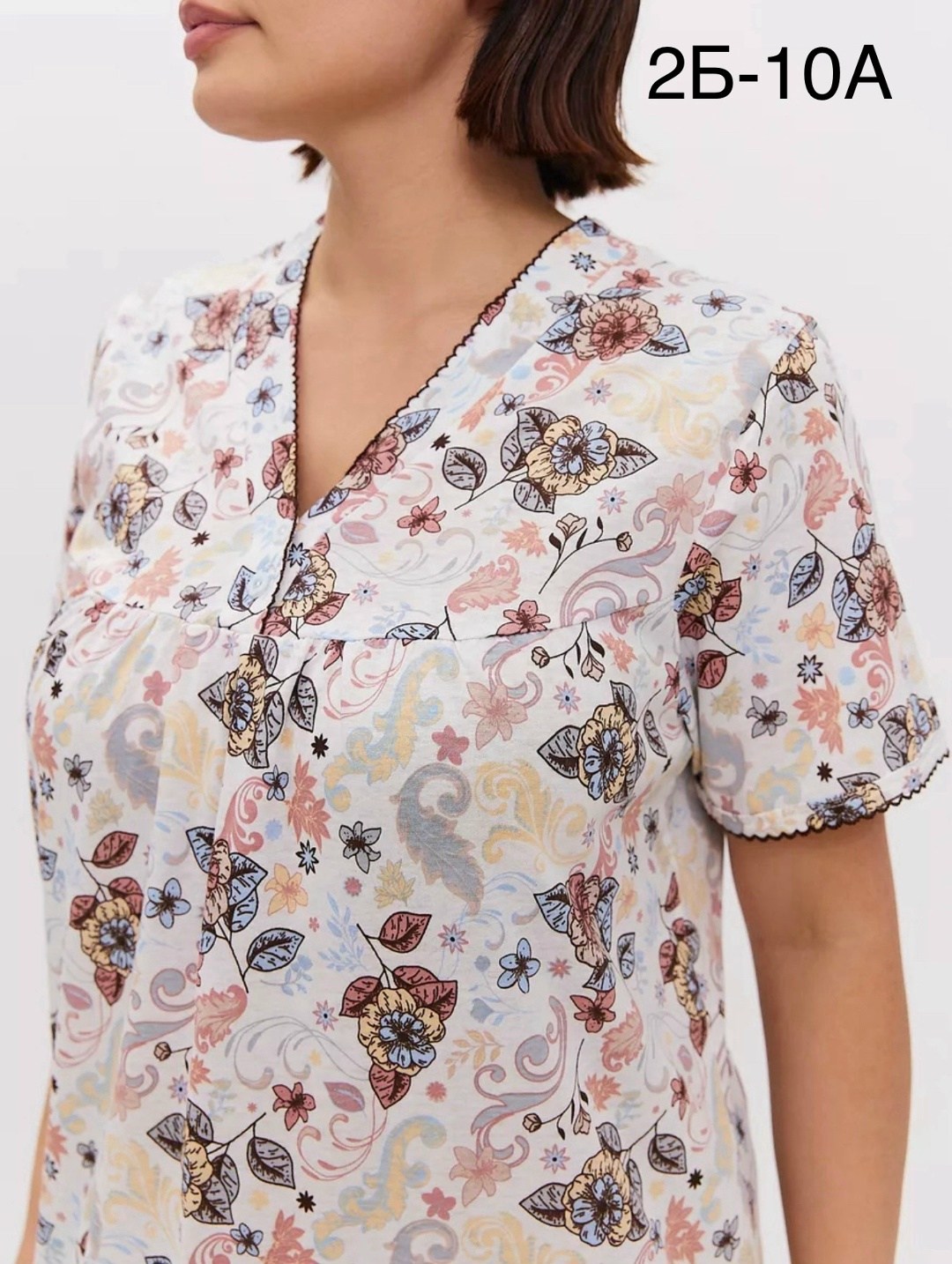 ночная сорочка трикотажная хлопок mironia,ночная сорочка mironia,ночная сорочка трикотажная хлопок,женская ночная сорочка,ночная сорочка