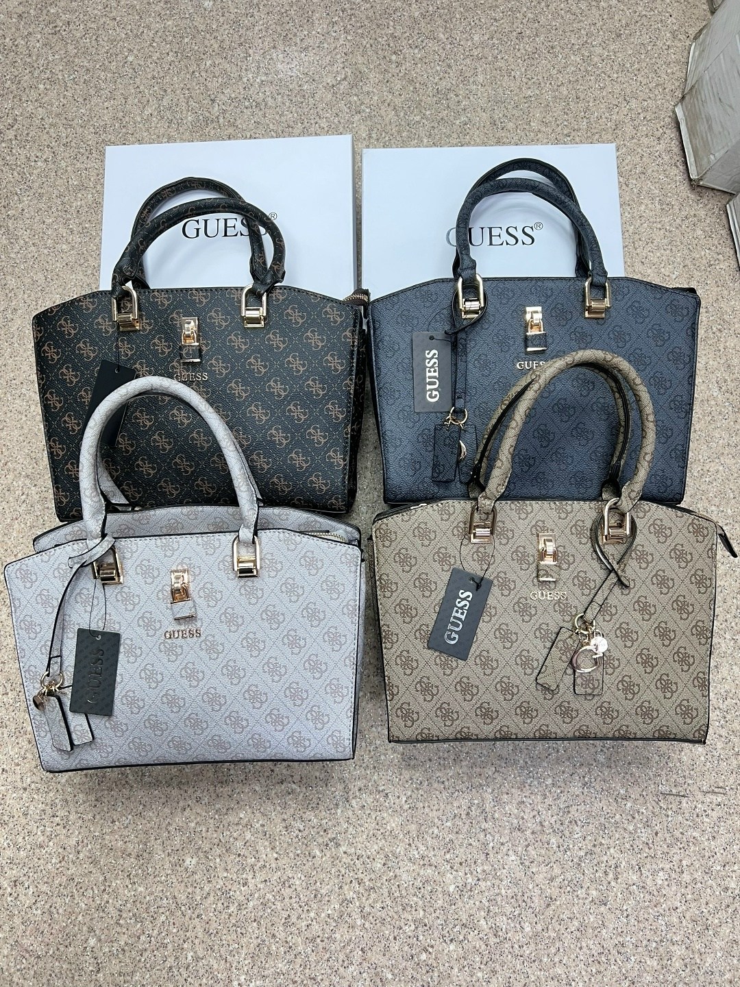 сумка женская guess,сумка guess,сумка женская guess тоут,сумка женская guess hwsb8675060 темно-серый,сумка guess оригинал