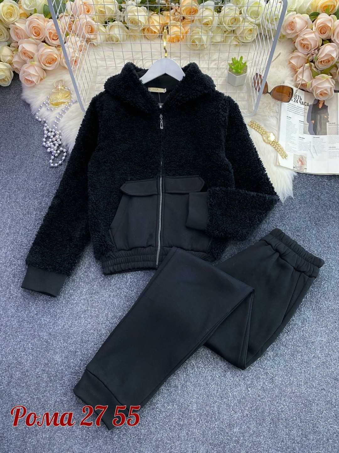 костюм теплый женский 49708,женский костюм,костюм женский ,модные костюмы,cпортивный костюм женский на флисе