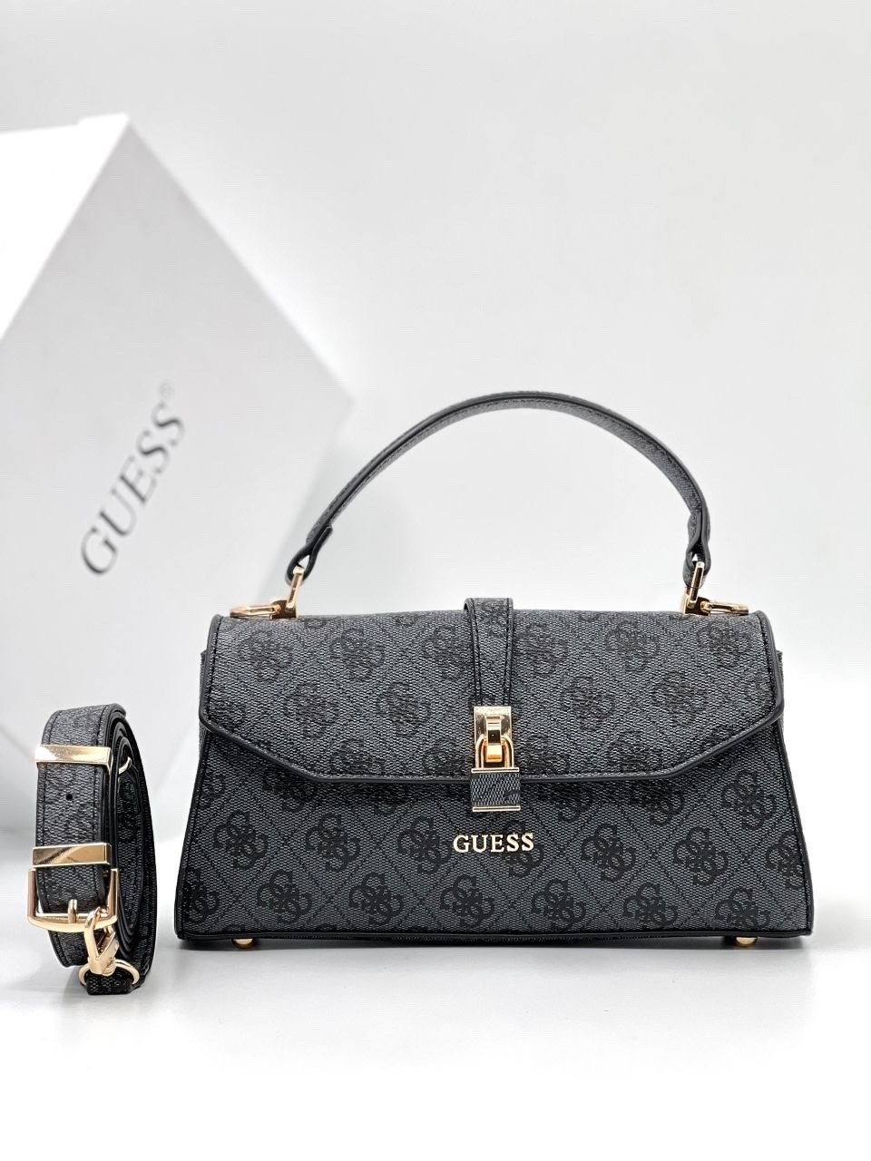 сумка женская guess,сумка guess,сумка черный guess,сумка сэтчел eco mini guess,сумочка с магнитной застежкой guess чёрный
