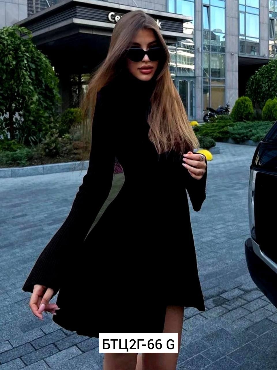 трикотажное платье с высоким воротом,платье с высоким воротником,женское платье с длинными рукавами,платья базовые,трикотажное платье