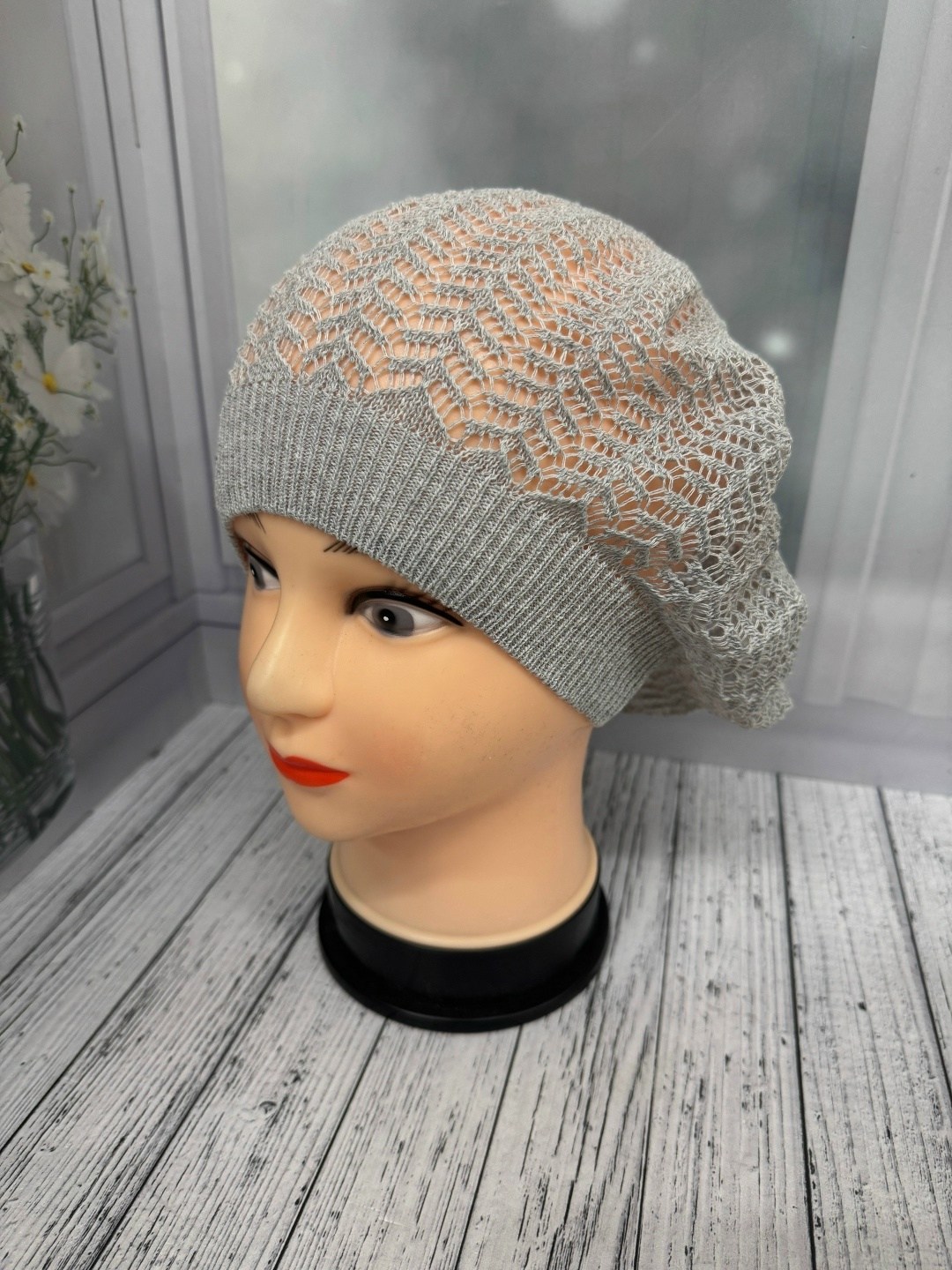 шапка для женщин,шапка платок,женская шапка,берет летний,женский берет
