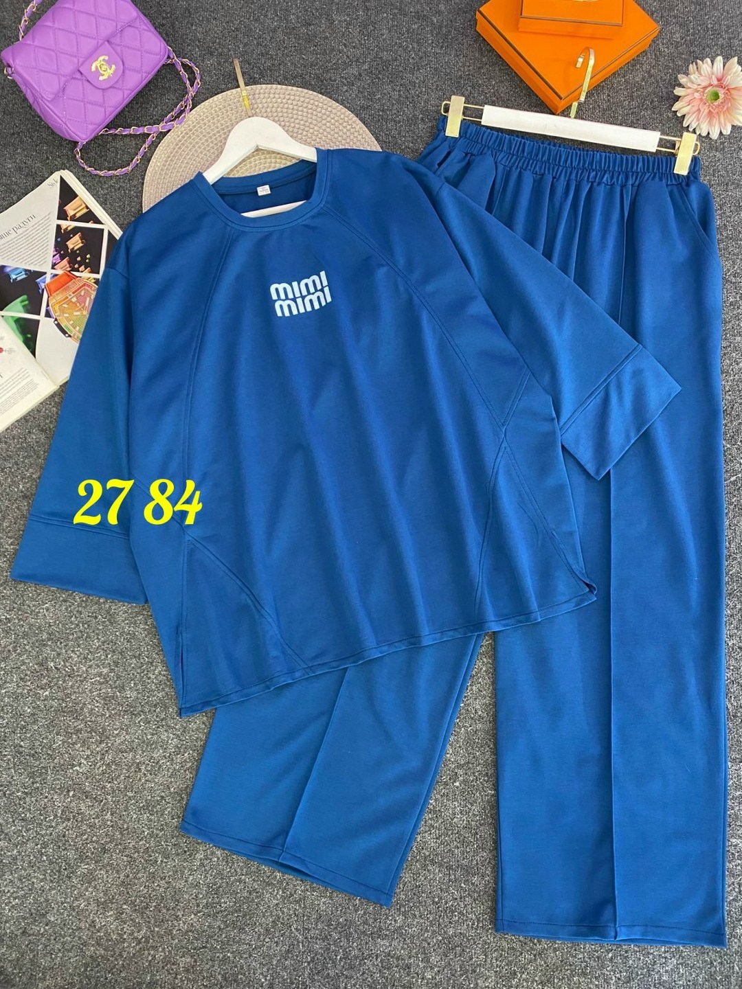 костюм женский,костюм спортивный женский,повседневный костюм,женский костюм двойка футболка/штаны nobilitas голубой (l размер),костюм miu miu