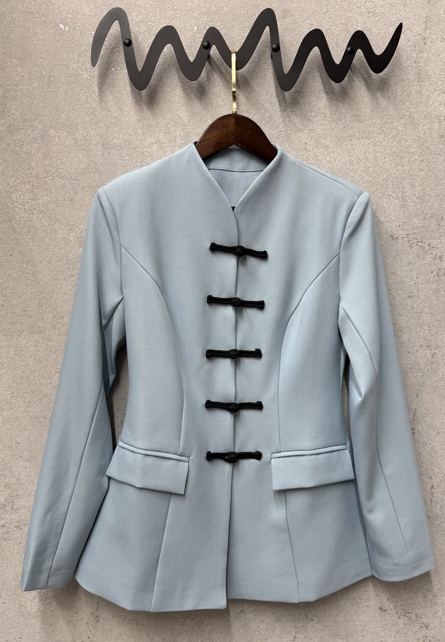 женский однобортный блейзер с косым воротником-стойкой,жакет,,пиджак