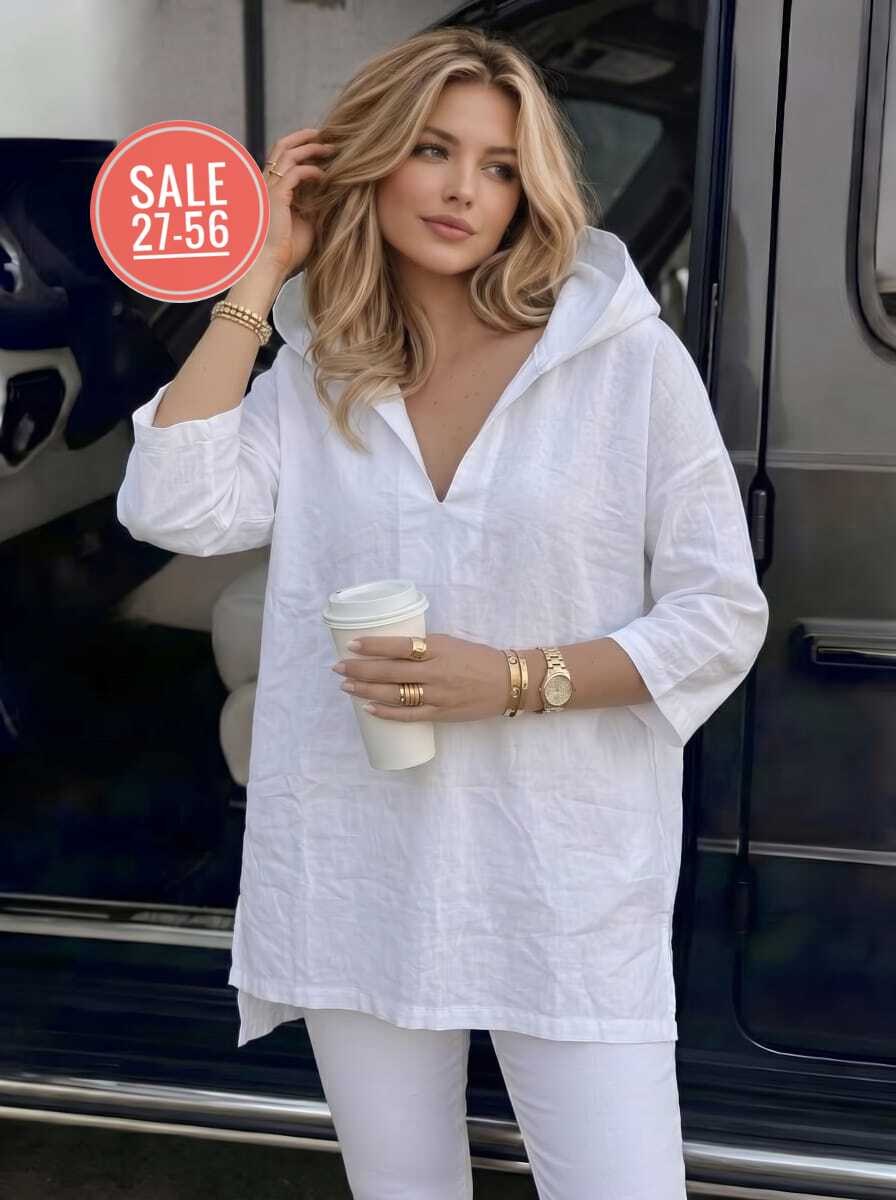 туники пляжная,туника женская,белая туника,туника рубашка,туника с капюшоном