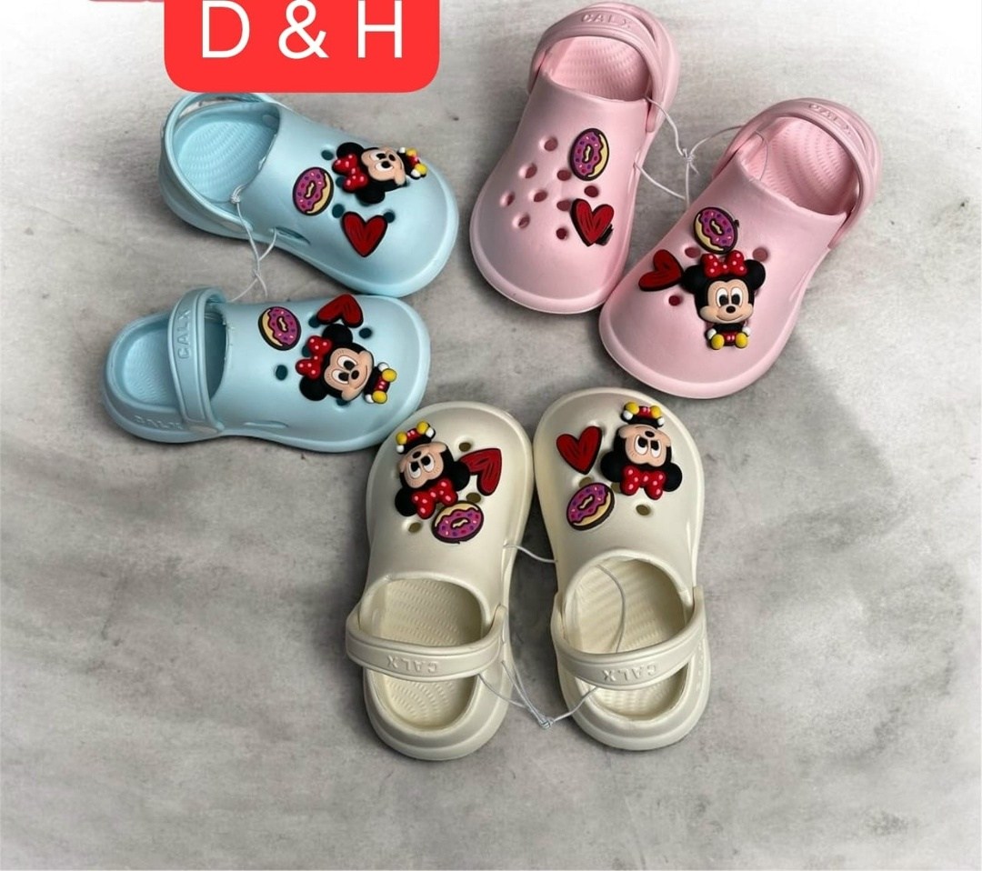 детские шлепанцы,,кроксы с микки маусом,детские кроксы,сандалии детские