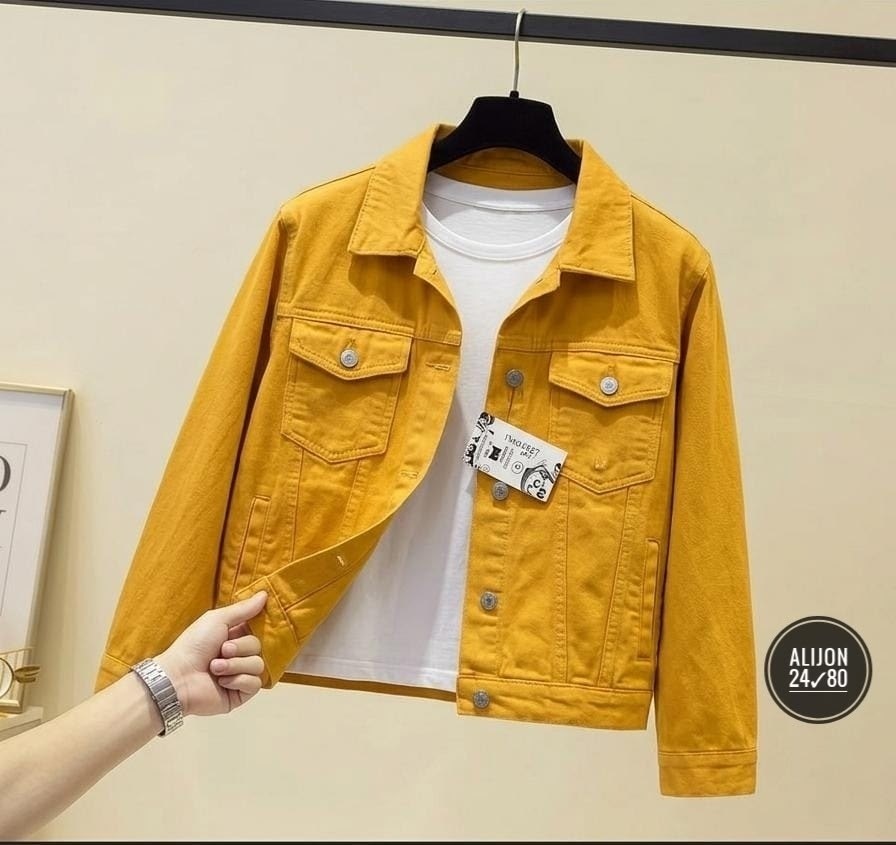 желтая джинсовка,джинсовая куртка,желтая джинсовка капсулы,джинсовая куртка повседневная,повседневная куртка