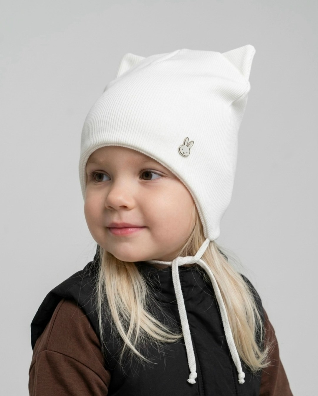 шапка для девочек,детская шапка,детская шапочка,шапка для девочки с завязками,шапка детская демисезонная