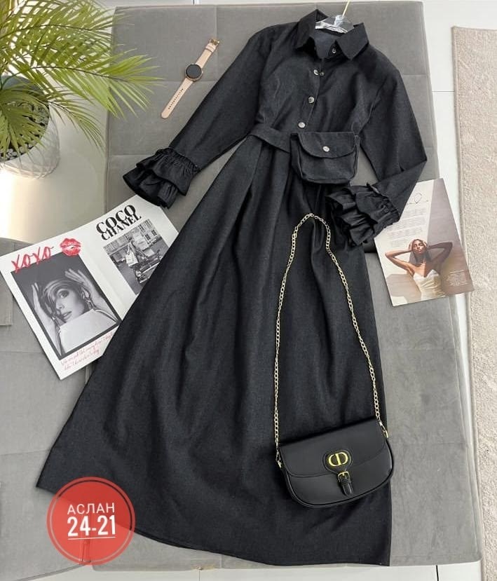 платье из джинсовой ткани,женское джинсовое платье,джинсовая платье,джинсовое платье с длинными рукавами,женское джинсовое платье с длинным рукавом