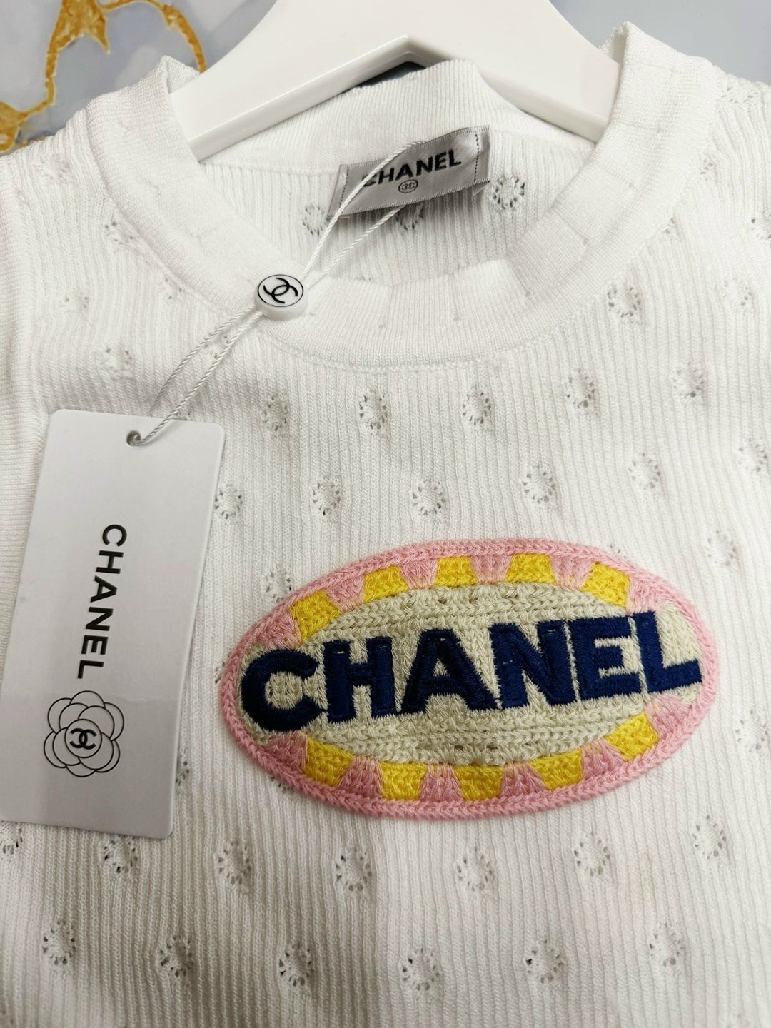 вязаная майка,вязаные жилеты,одежда chanel,женская майка,майка