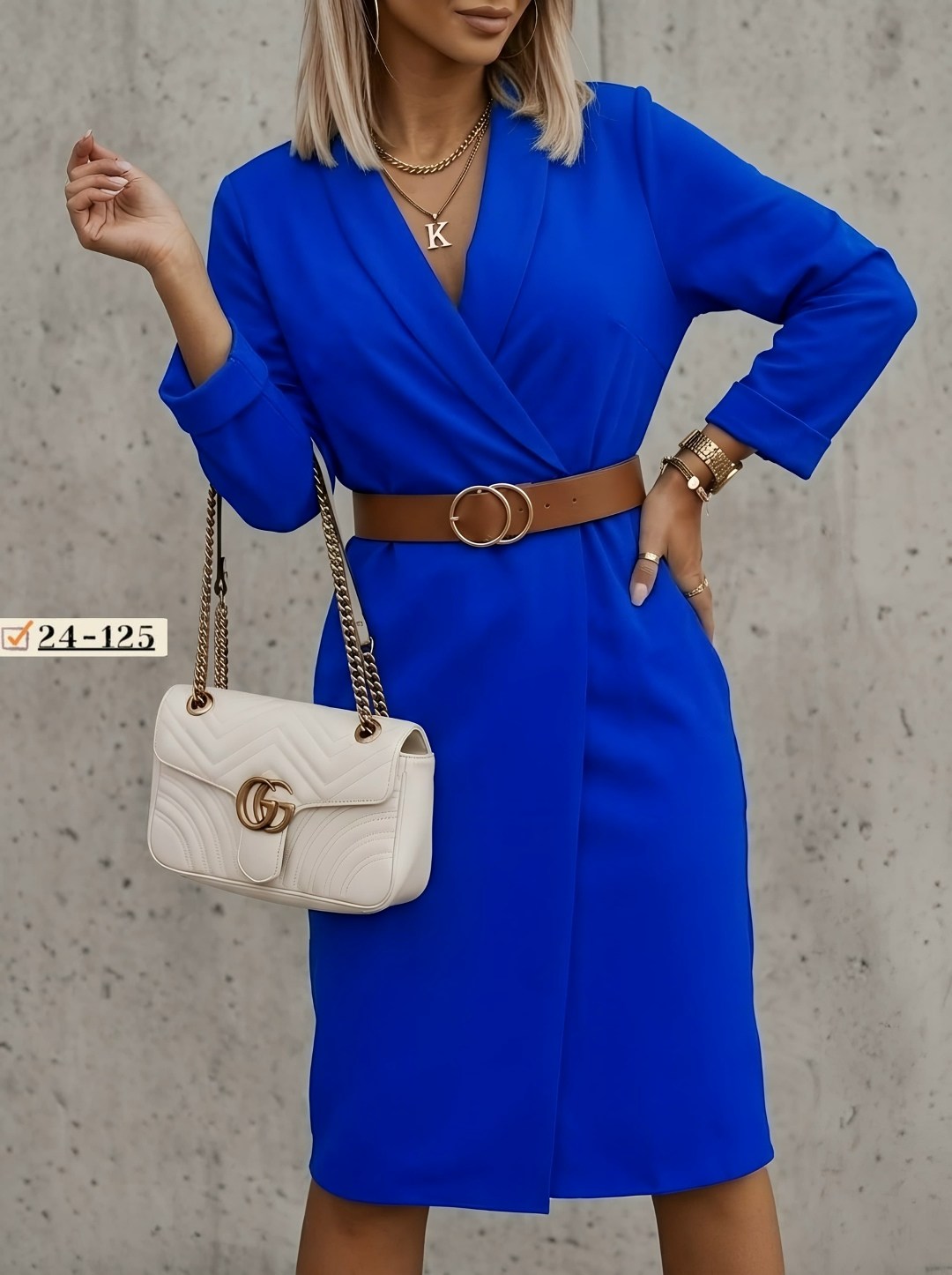 платье с поясом,платье женской,платье,синее платье с запахом,стильное платье