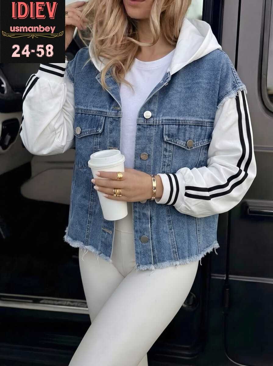 женская джинсовая куртка,куртка джинсовая,джинсовая куртка с интересными вставками,стильная джинсовая куртка,модные джинсовые куртки