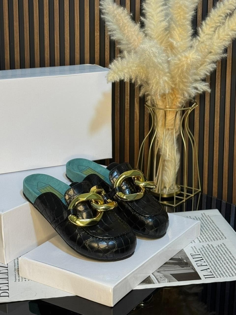 ,шлепанцы женские,кожаные мюли,шлепки с цепью,сабо мюли