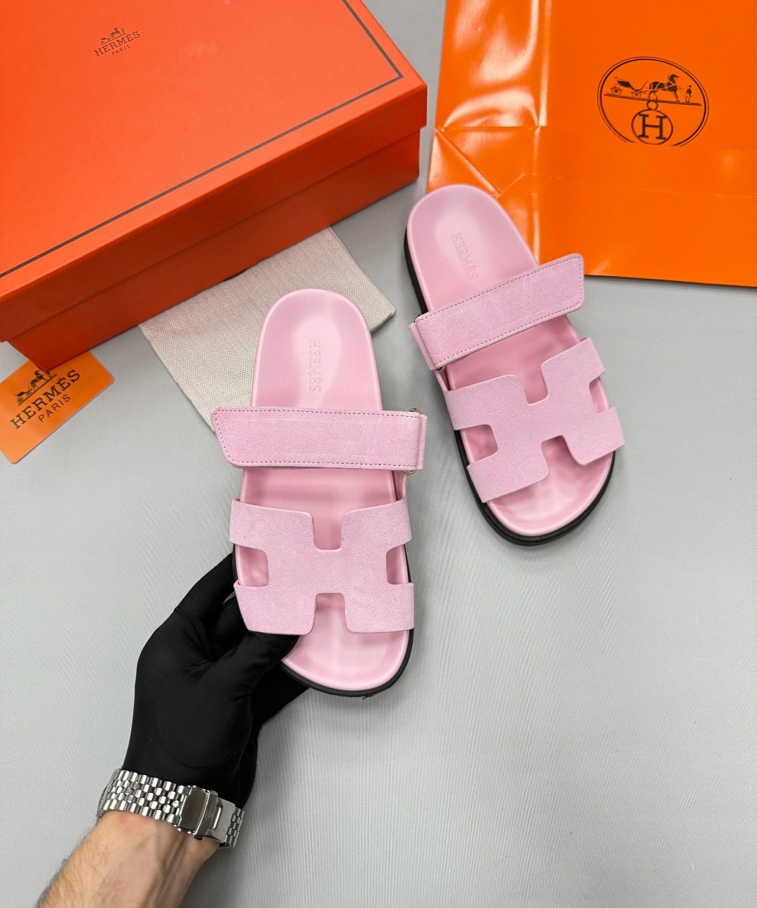 шлепки hermes женские,замшевые шлепанцы hermes,hermes босоножки,шлепки эрмес,шлепанцы hermes