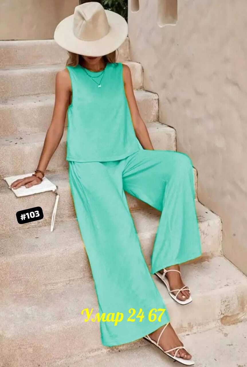 костюм летний брючный женский,широкие брюки,летний брючный костюм,женские летние костюмы,костюм женский брючный