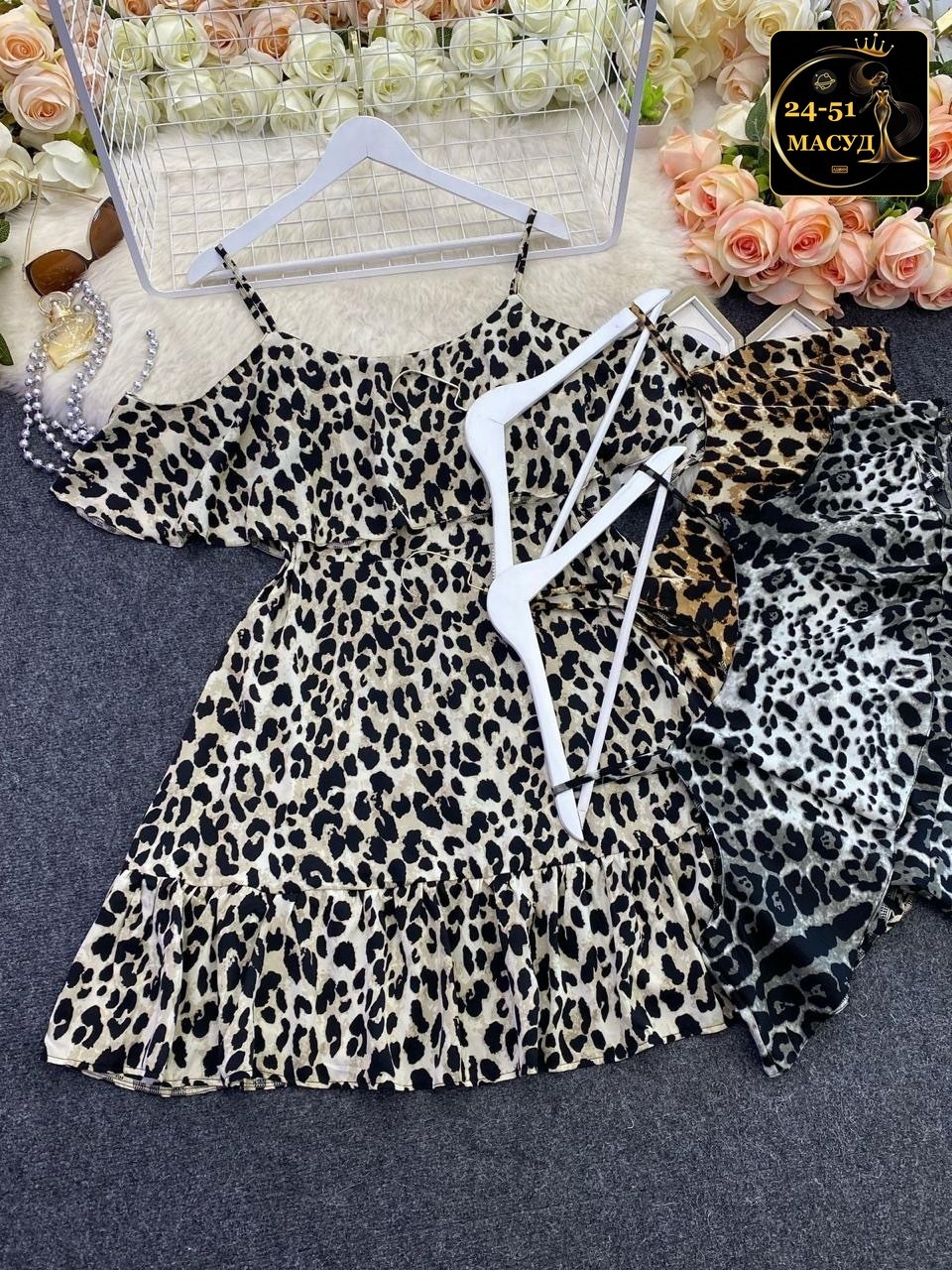 женское шифоновое платье с леопардовым принтом,платье леопардовое,платье с леопардовым принтом,платья женские модные,платья