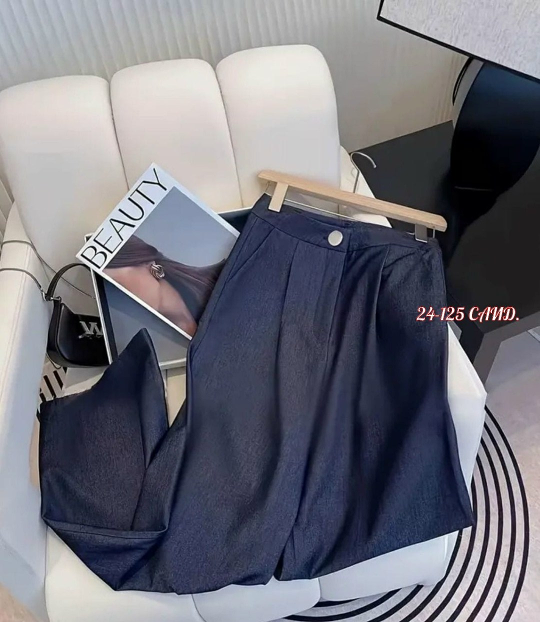 джинсовый костюм брючный палаццо с жилетом vera nova,джинсовый костюм,жилет и брюки,джинсовые костюмы женские,костюм с жилетом