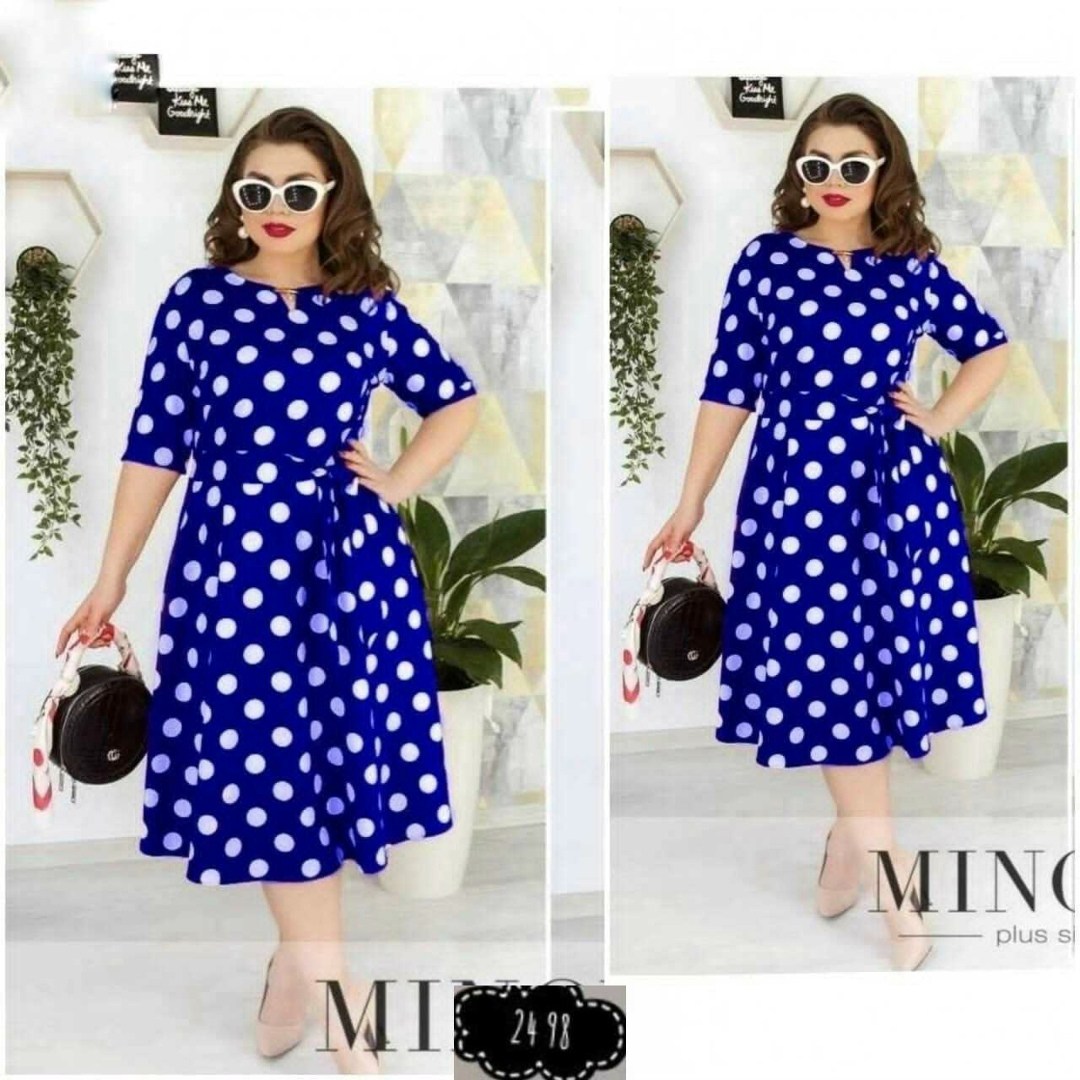 женское платье в горох,летнее платье в горошек для полных,платья в горошек фасоны,женское платье в горошек,платье горох