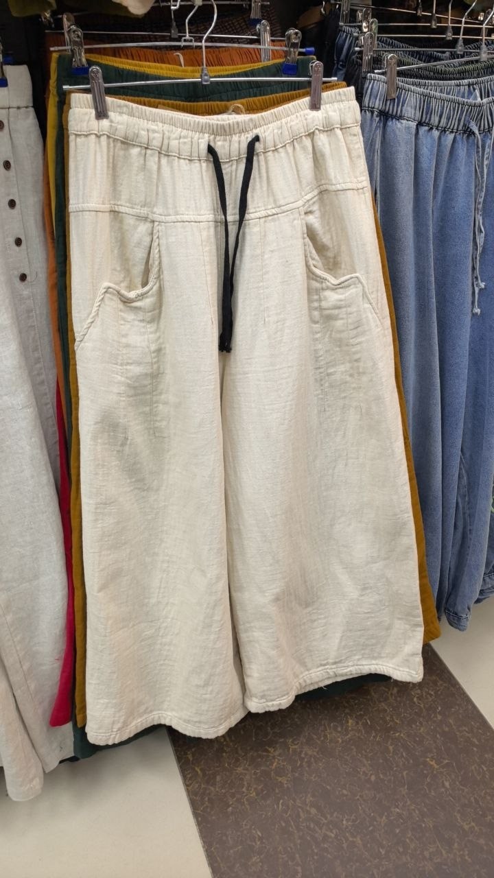 широкие брюки,брюки в стиле бохо,брюки льняные,повседневные брюки,брюки с широкими штанинами