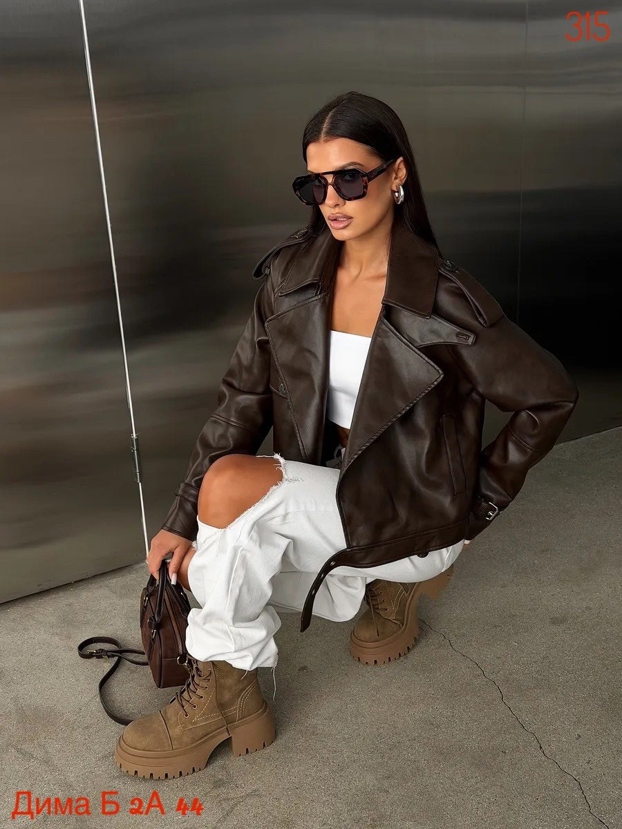 косуха кожаная куртка оверсайз saint shine,женская куртка кожаная оверсайз короткая okssana firsanova,кожаная куртка,куртка косуха,кожаная куртка косуха