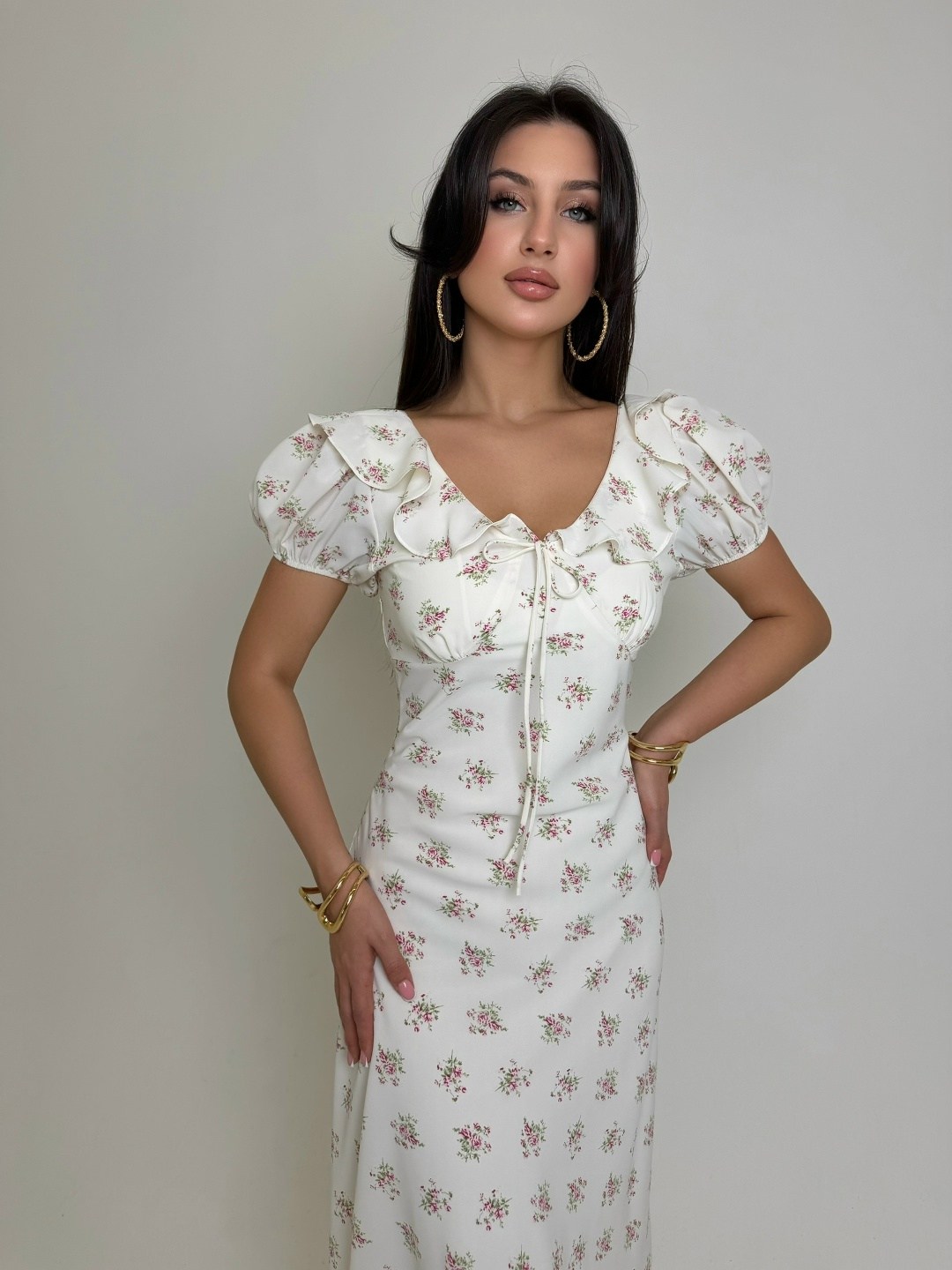 платье из муслина цветочки yusubova.brand,летнее женское платье,платье летнее,повседневные платья,нарядное платье