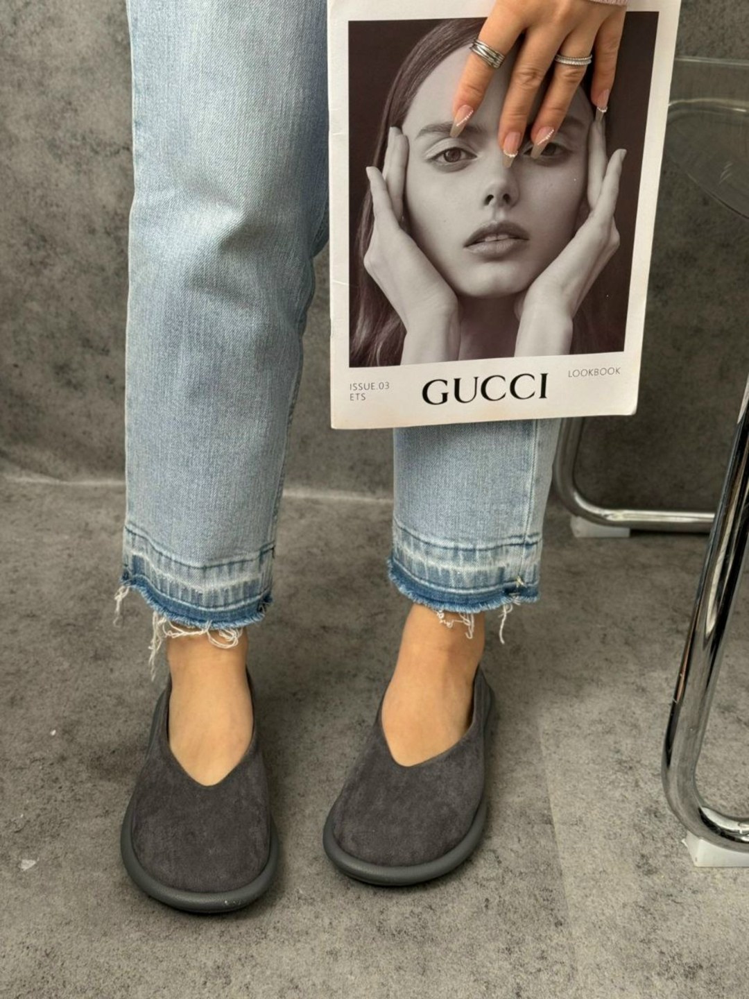 ,лоферы женские замшевые,лоферы замш,лоферы замшевые на плоской подошве,лоферы женские замшевые лоро пиано 69667 grey