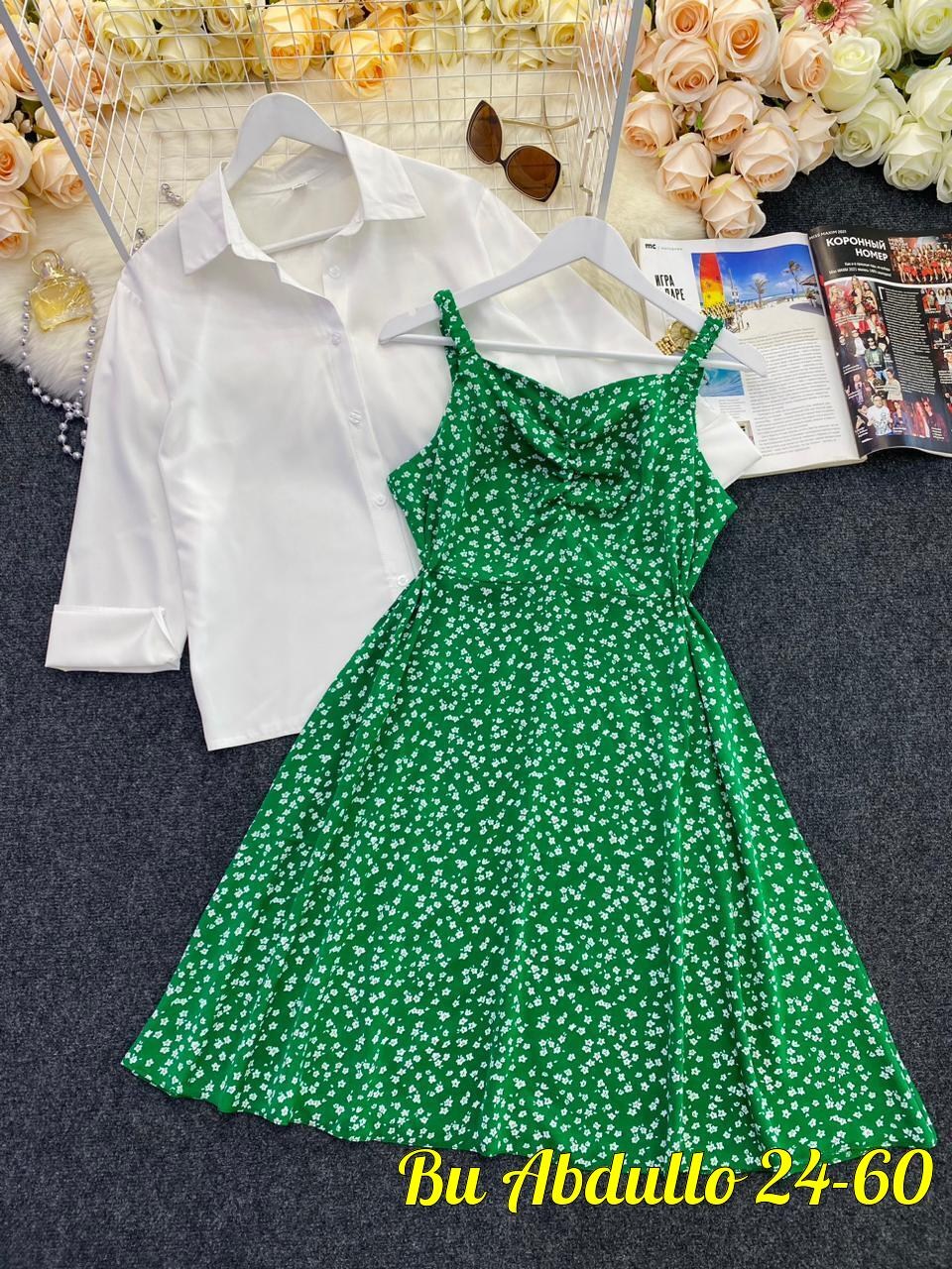 сарафан,женские летние платья,платья для полных,сарафан женский,сарафан с рубашкой