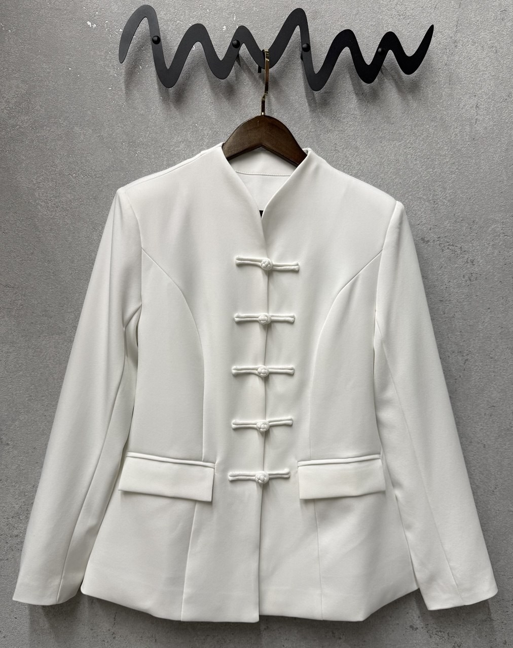 женский однобортный блейзер с косым воротником-стойкой,жакет,,пиджак
