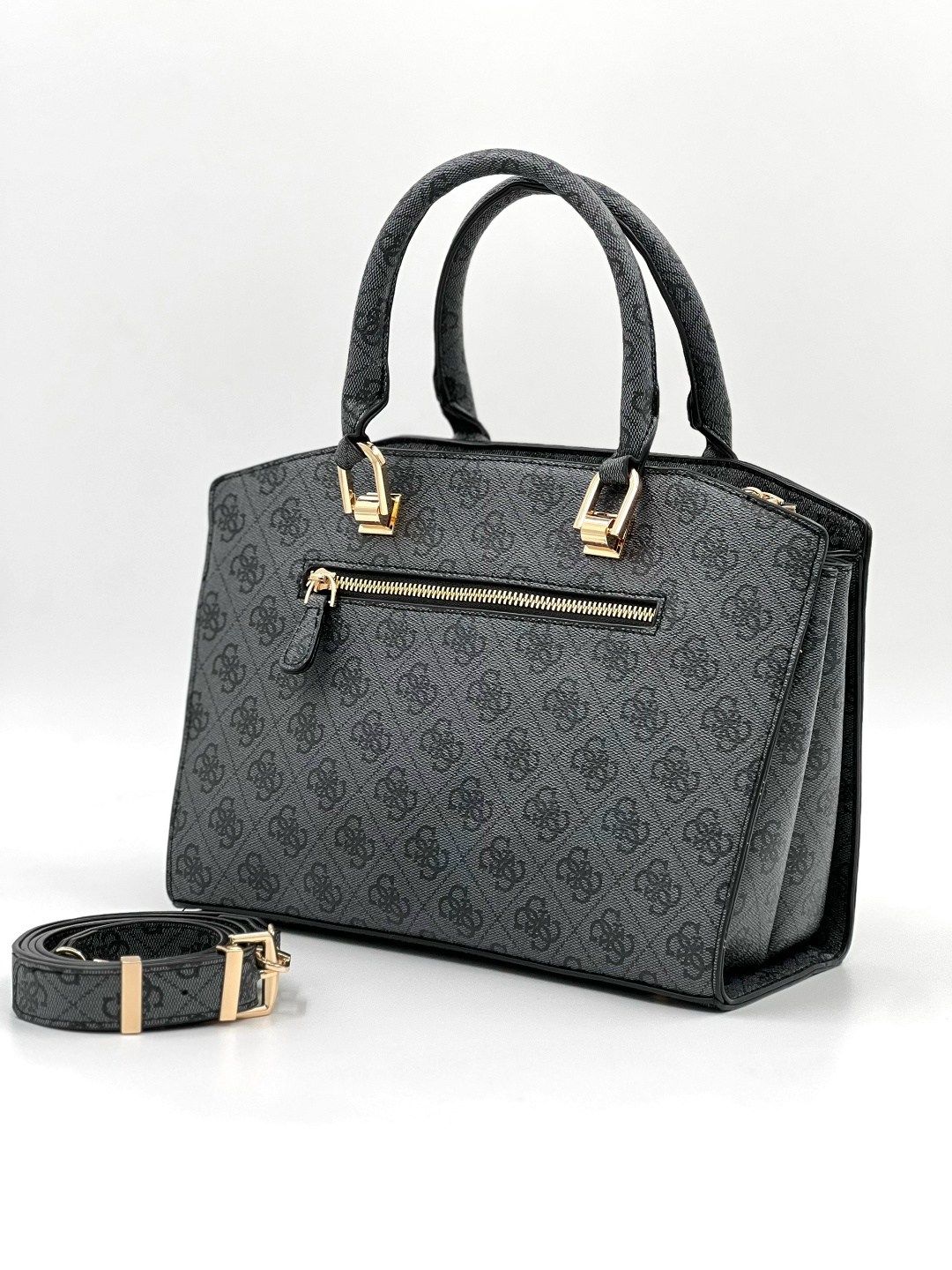 сумка женская guess,сумка guess,сумка женская guess тоут,сумка женская guess hwsb8675060 темно-серый,сумка guess оригинал