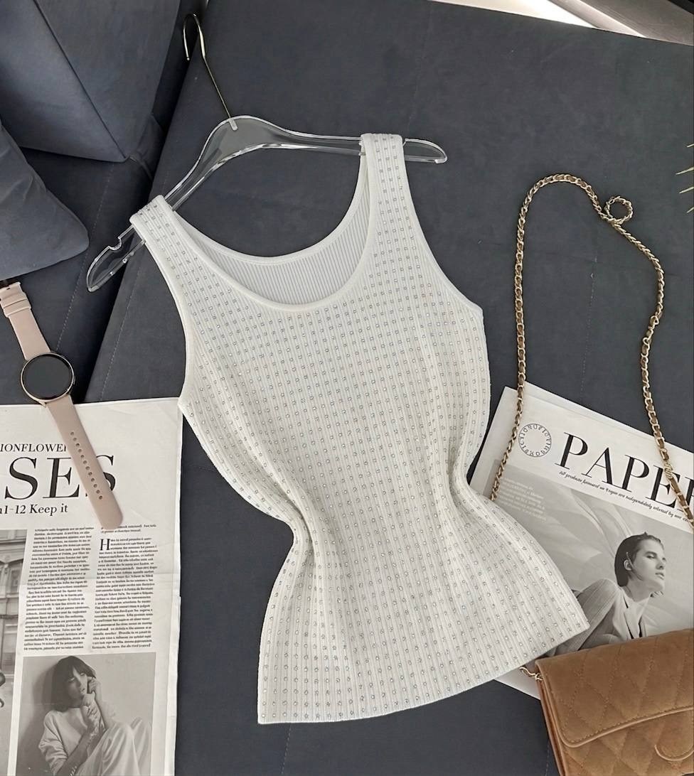 майка со стразами,женская майка,блестящий топ майка со стразами,топ для женщин,топик женский