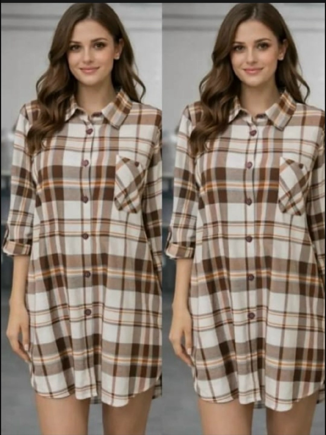 женский халат-халат 21532 - синяя клетка (нл) от компании авиктори,халат 21532 (синяя клетка),халат рубашка,халат женский,халат 21532 натали синяя клетка