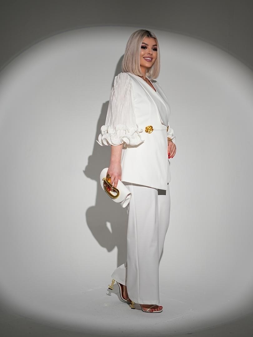 брючный костюм pretty 2122 молочный,костюм брючный 1398 молочный anelli,женский брючный костюм pretty 2122.04 молочный,белый брючный костюм,костюм брючный mislana 1207 молочный