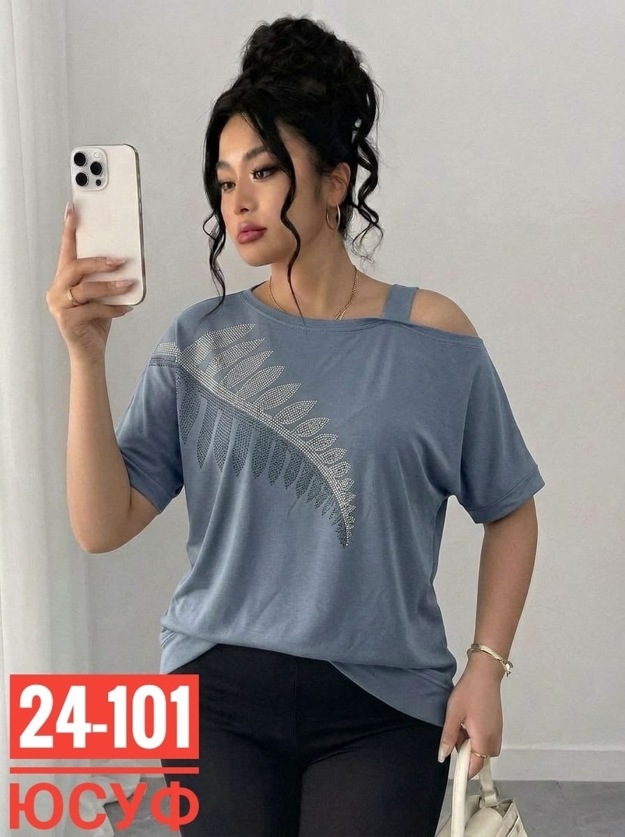 женская футболка,футболки женские больших размеров,футболки модные,,футболка оверсайз со стразам