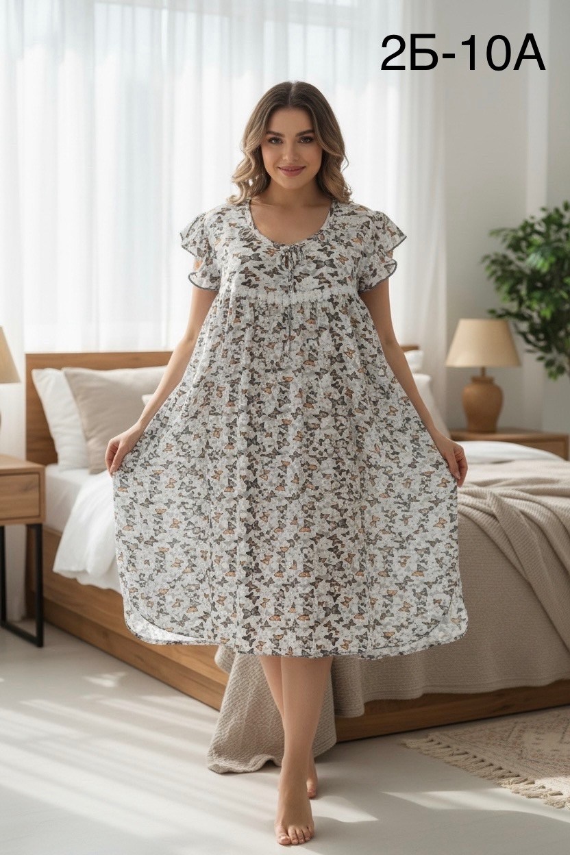 ночная сорочка,сорочка ночная женская,ночная сорочка modellini,сорочка женская,женская ночная сорочка из хлопка