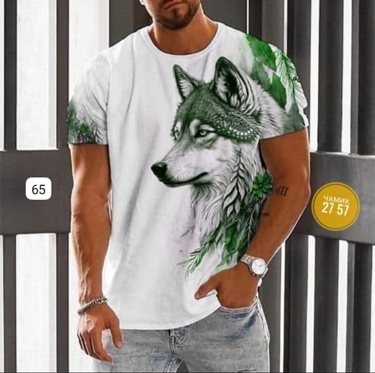 мужская футболка с принтом волка,футболка мужская повседневная с 3d-принтом и рисунком волка,футболки мужские,мужская футболка для мужчин с 3d принтом и изображением волка,футболка с рисунком волка