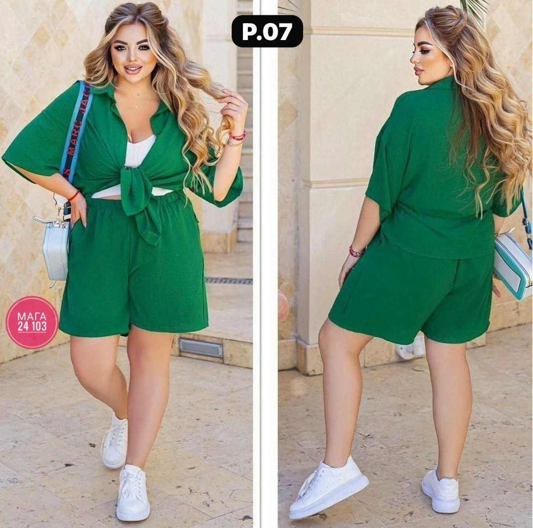 костюм с шортами женский летний больших размеров,женские летние костюмы,костюм женский,летние костюмы,костюм 3ка