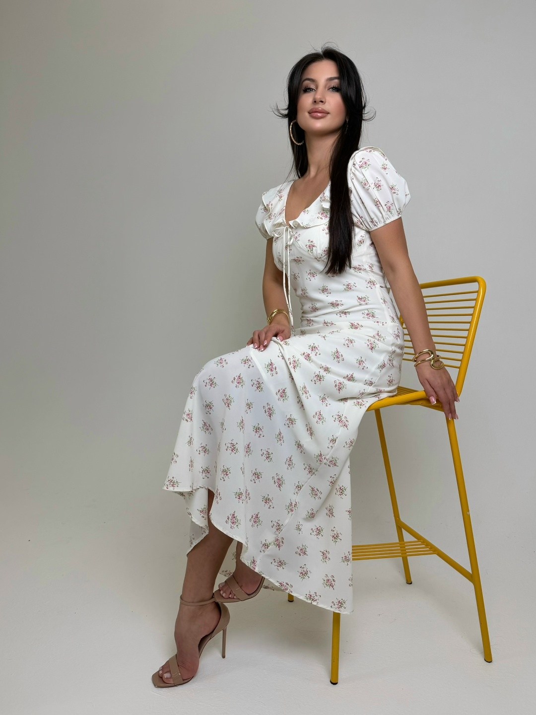 платье из муслина цветочки yusubova.brand,летнее женское платье,платье летнее,повседневные платья,нарядное платье