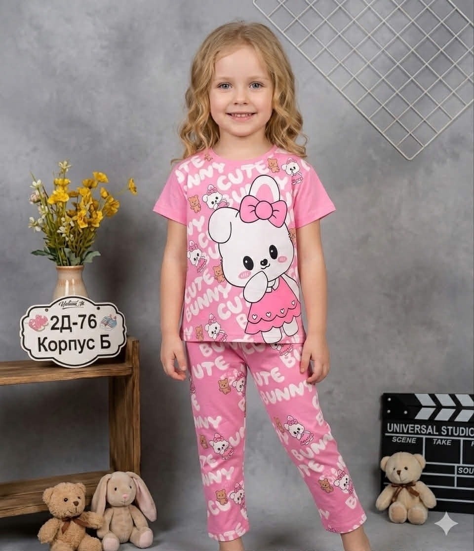 пижама для девочки,пижама детская,детская пижама для девочки,детские пижамы,пижама для девочки elephant kids 60088 цвет розовый