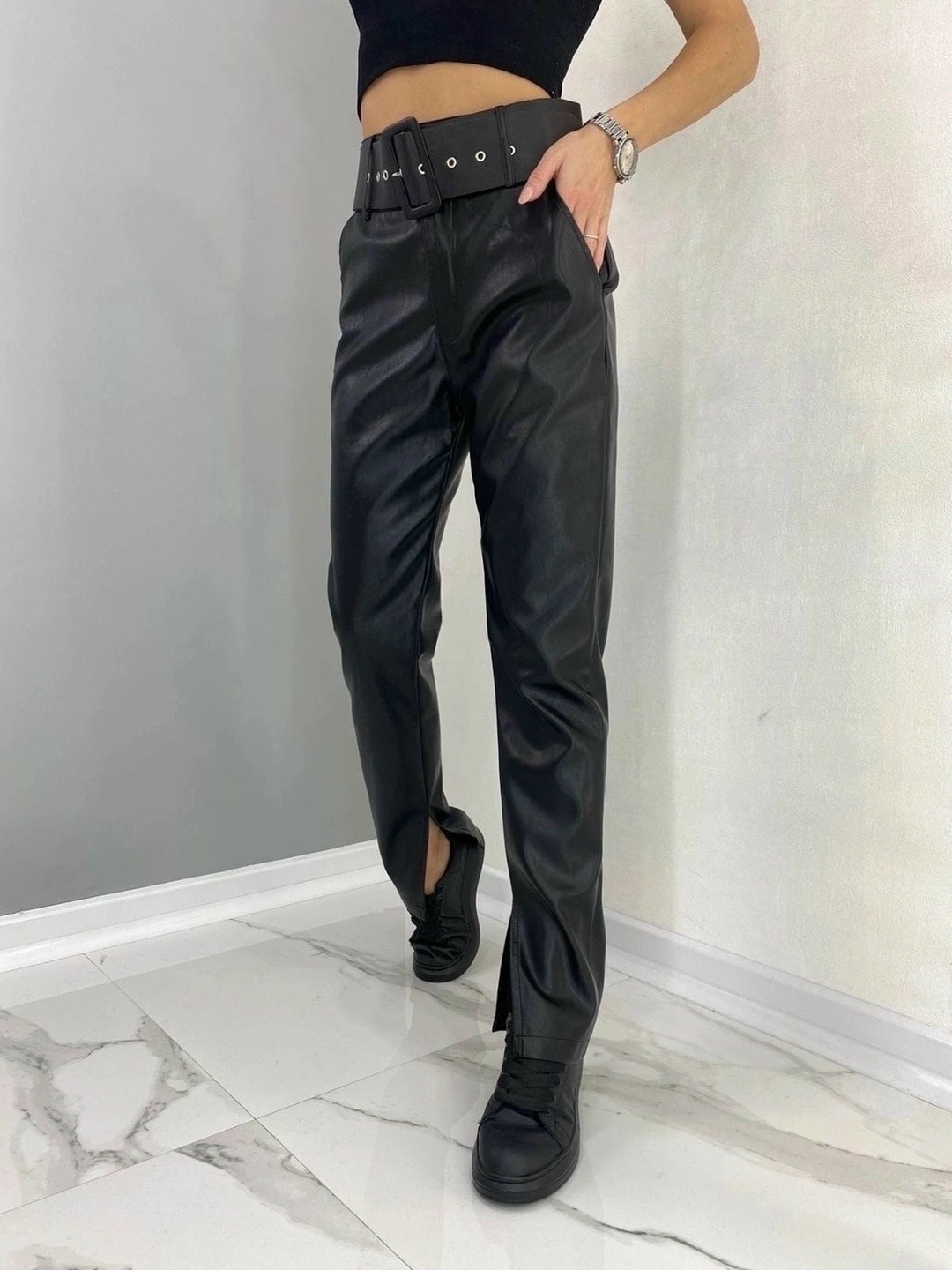 брюки джинсы,женские брюки,штаны кожаные,прямые брюки из экокожи,кожаные брюки женские