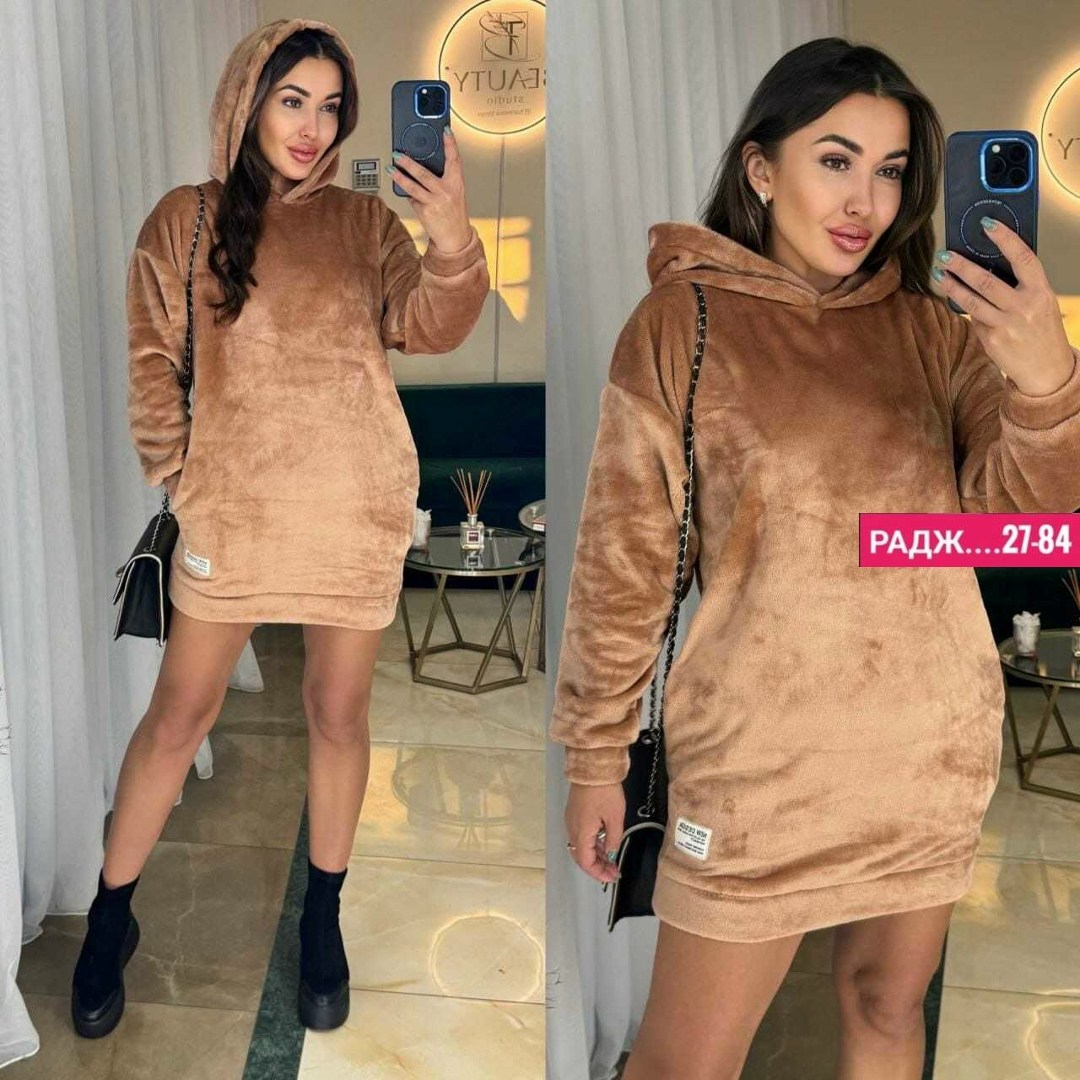 платье с капюшоном теплое,туника женская с капюшоном,платье с капюшоном,платье худи теплое,платье худи с капюшоном