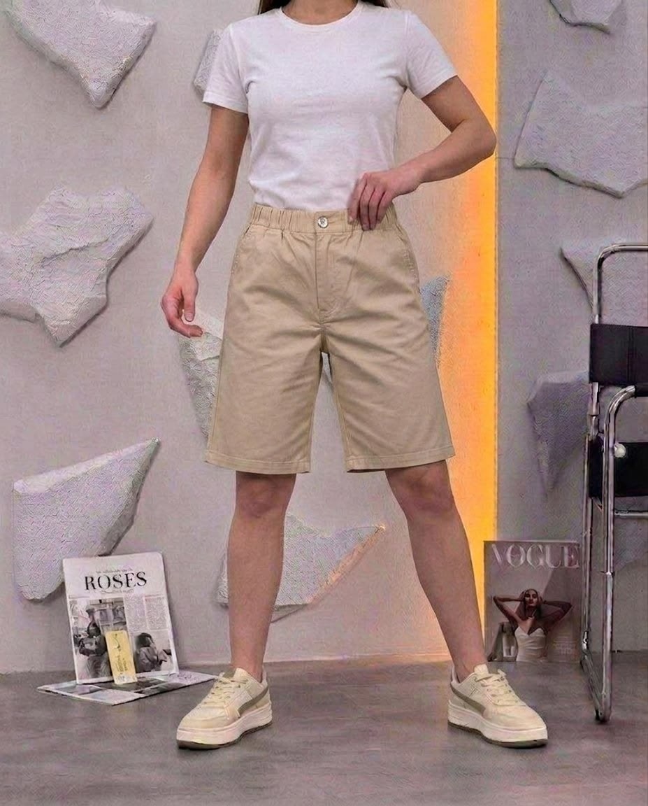 шорты женские,шорты бермуды женские,шорты женские бермуды удлиненные,повседневные шорты,шорты бриджи