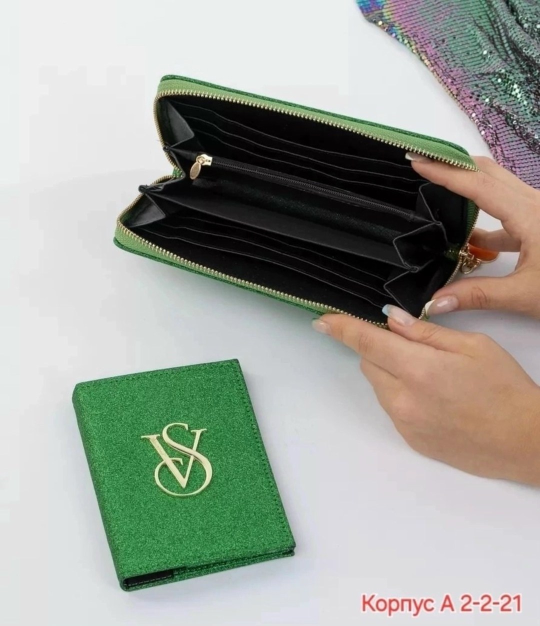 набор кошелек и обложка для паспорта женские,обложка на паспорт виктория сикрет,женские кошельки,кошелек обложка,набор кошелек